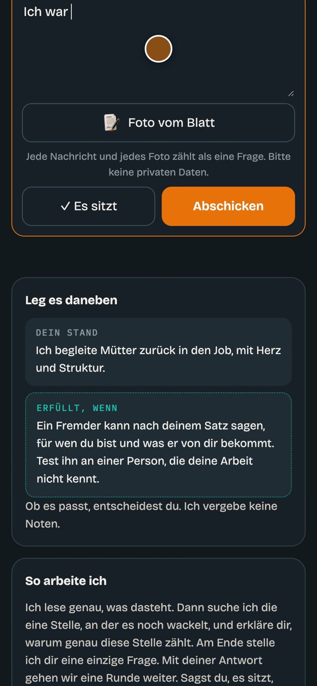 Clarity auf dem Handy